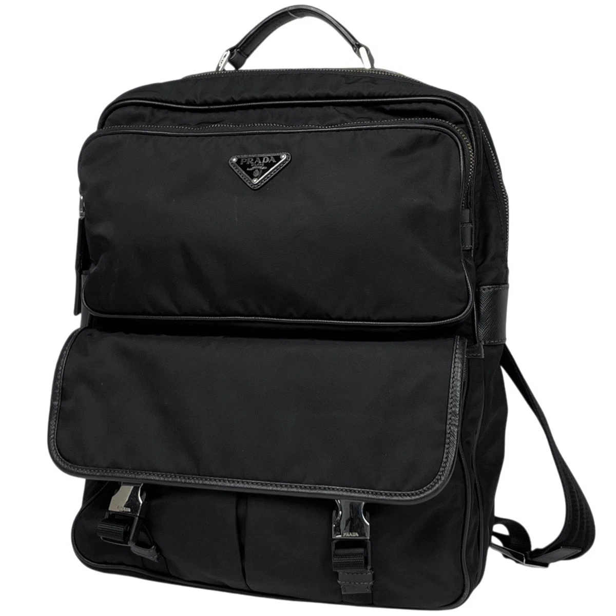 PRADA Backpack Black Bags for Men for sale | eBay