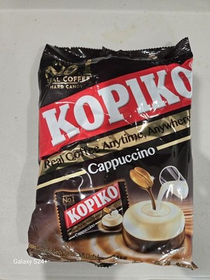 KOPIKO CAPPUCCINO Real Coffee Any Time, Anywhere.  Hard Candy. 100 Pcs.