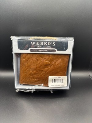 Weber Premium Leather Wallet Buck