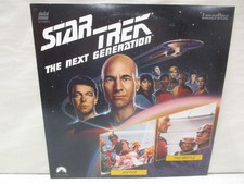 Star Trek The Next Generation Episodes 9 and 10 Laser Disc