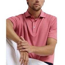 NWT Peter Millar Crown Crafted Sport Polo Shirt Short Sleeve XL Geranium 89