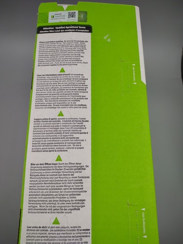 Lexmark Genuine Black Ultra High Yield Toner Cartridge 58D1U0E - 第 6/17 張圖片