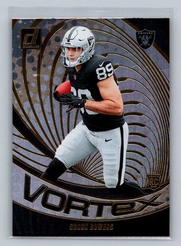 2024 Donruss Brock Bowers Vortex Rookie #VOR-BBO | eBay