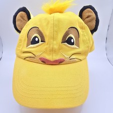 Disney Parks The Lion King Hat Cap Strapback Youth Yellow Adjustable Simba