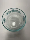 Vintage Pyrex Butterfly Pattern in Turquoise Bowl NO LID 5 3/4” Wide x 7/8” High