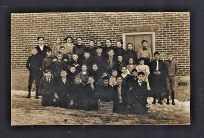 Vintage Early 1900's Photo Postcard of School Students from Newtown, Pa. - VG