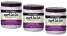 Aunt Jackie's Curl La La Defining Curl Custard 15oz 3-Pack