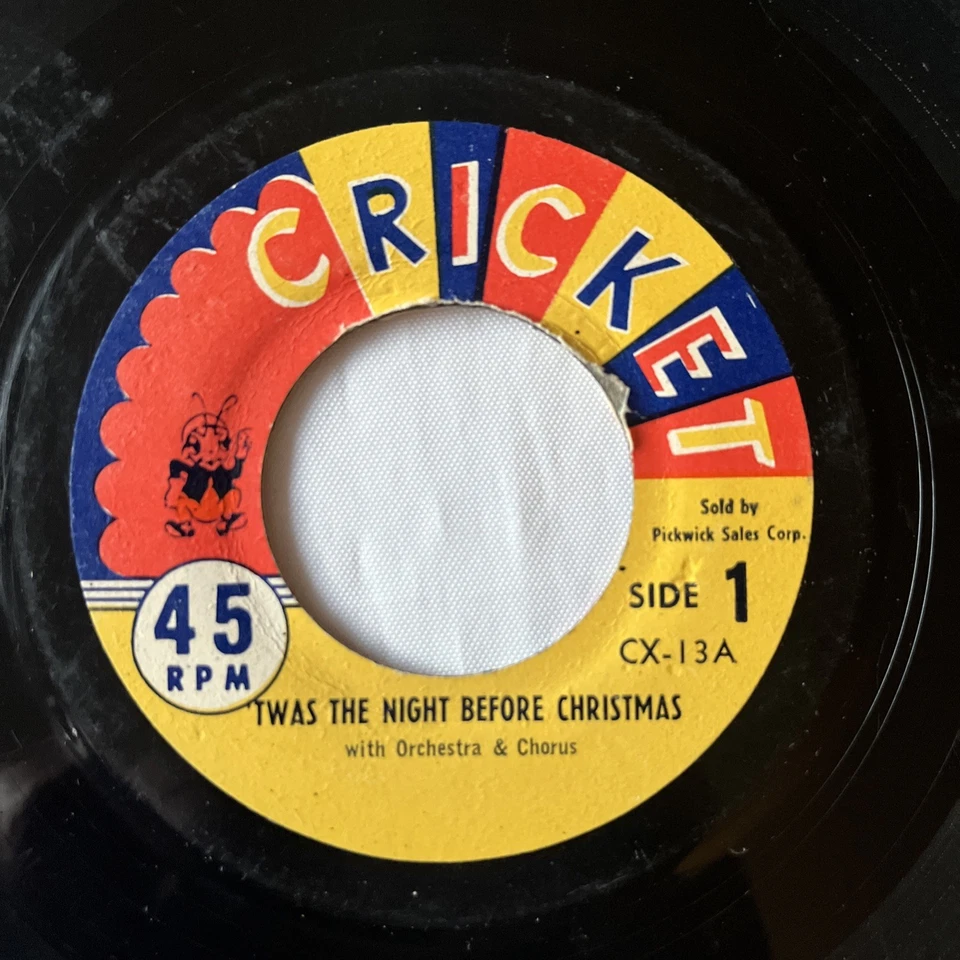 CRICKET Records (11) Children's Records and Stories from 50-60's, 45rpm CLASSICS Foto 4 de 4