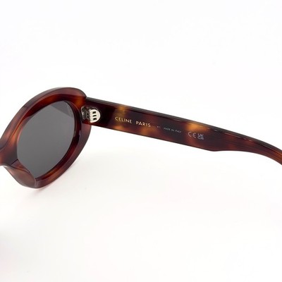 CELINE CL40194U 40194 TRIOMPHE Paris Brown Gold Logo Oval Unisex