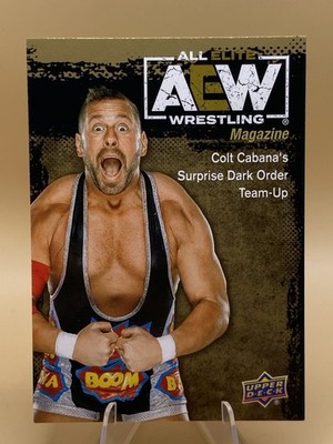 Colt Cabana Gold #86 Magazine Upper Deck AEW 2021 Trading Card FREE SHIPPING 1H