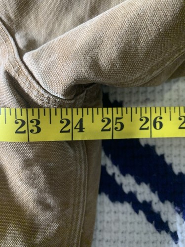 Vintage Carhartt Santa Fe J14 BRN Brown Bomber Distressed Jacket Mens Large!!!!! - Picture 4 of 16