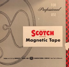Scotch 111 Reel to Reel Recording Tape, SP, 10" Plastic Reel, 2400 ft, NOS