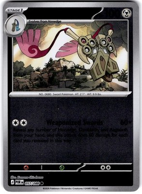 Pokemon Doublade Perfect Order 57/88 Reverse Holo Near Mint English