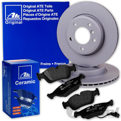 ATE BREMSSCHEIBEN 288mm + CERAMIC BELÄGE VORNE für AUDI A3 8P LEON OCTAVIA ALTEA