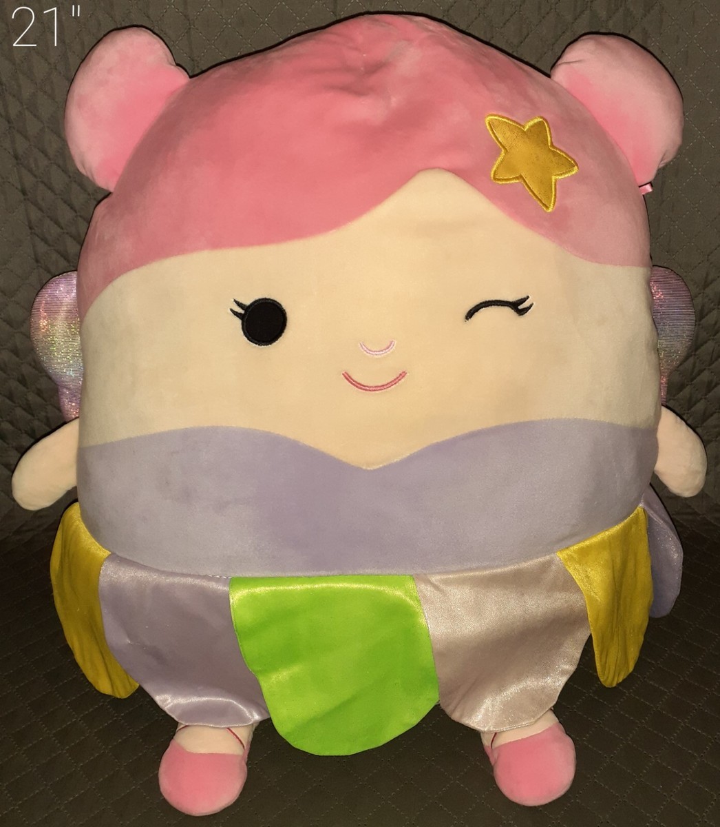 【90‘s vintage 20471120Hyoma soft toy♪新品】 Squishmallow Nora the Fairy Pink Plush Stuffed Animal 21
