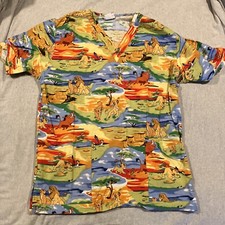 Beautiful - Disney - Lion King - Movie Scene Design - Medical Scrub Top - Small
