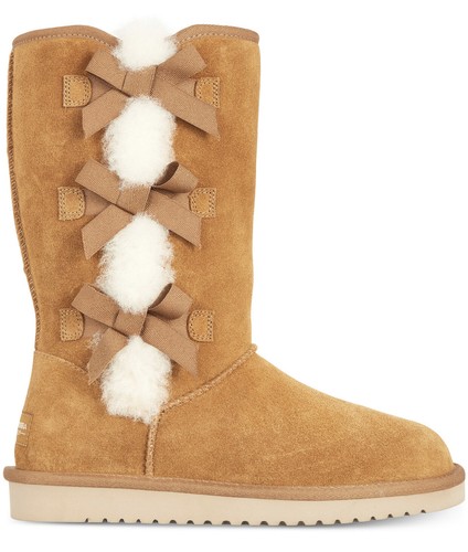 Botas de gamuza y piel sintética Victoria para mujer Koolaburra by UGG castaño - Imagen 2 de 5