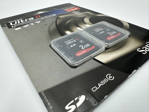SanDisk Ultra II Multi-Pack SD Cards Class 4. 2X2GB New & Sealed! - Picture 3 of 6