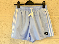 Image of ADIDAS3 -Stripes Swim Shorts 3-Inch Men's UK XS Ref CB177+