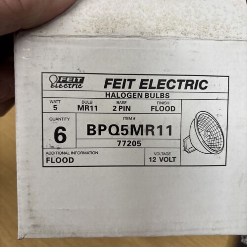 Buying 6 Feit Electric 12v Mr11 Flood Reflector 5w Bulbs - Picture 3 of 4