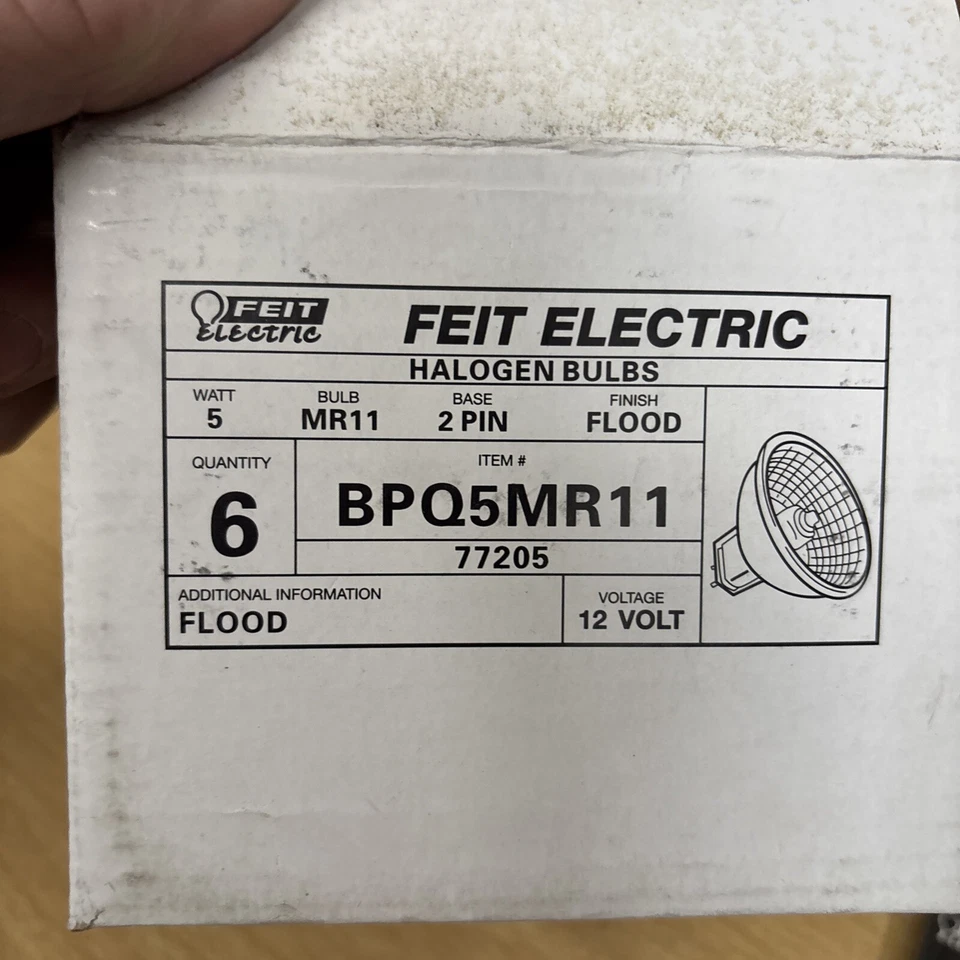 Buying 6 Feit Electric 12v Mr11 Flood Reflector 5w Bulbs - Image 3 of 4