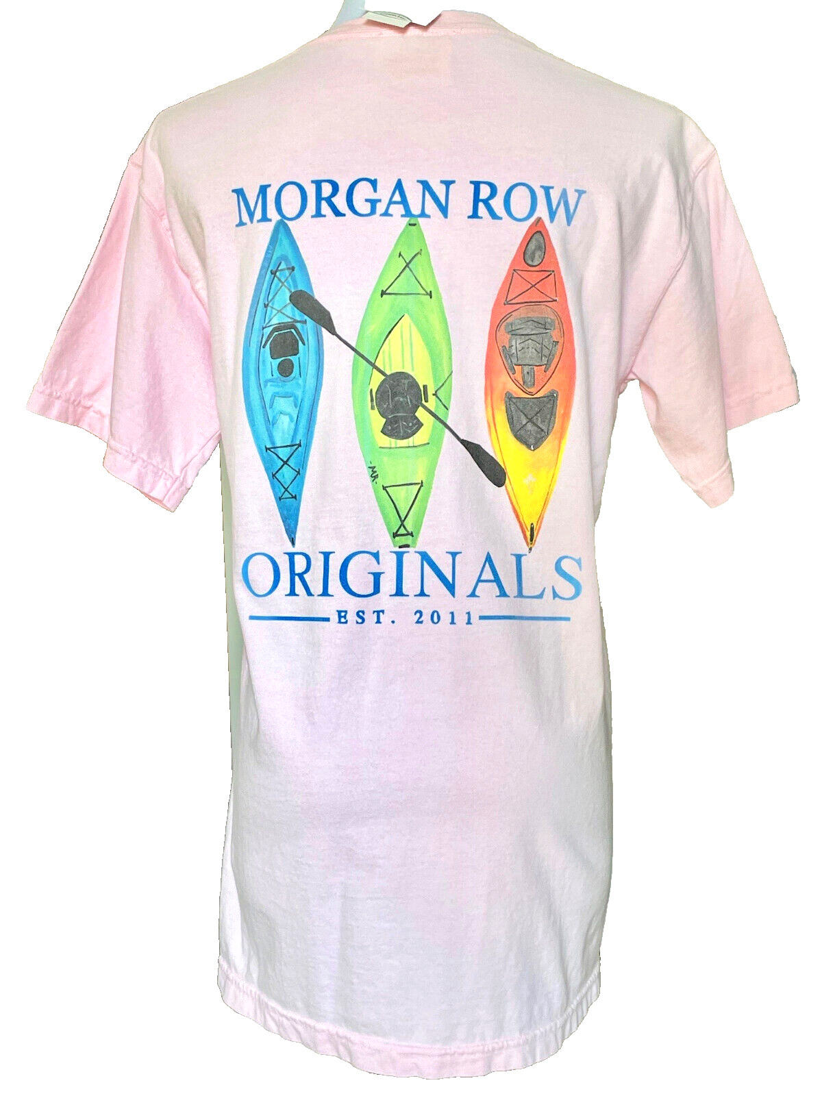 FILA Nuovo con etichette! NUOVO! T SHIRT MORGAN ROW ORIGINALS KAYAKS PADDLES FRATERNITY DA UOMO PICCOLA