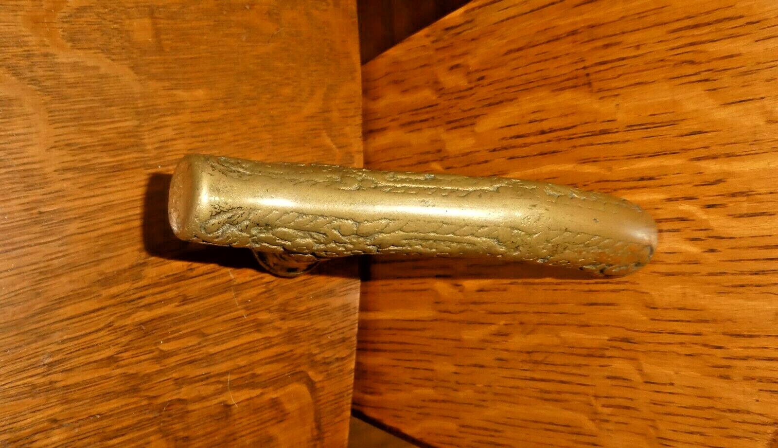 Vintage Solid Brass Cane Walking Stick Handle - image 5