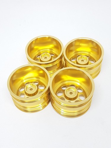 vitage kyosho turbo optima pro lazer zx wheels set Atype Gold - Picture 2 of 6