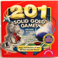 201 Solid Gold Games PC CD Software