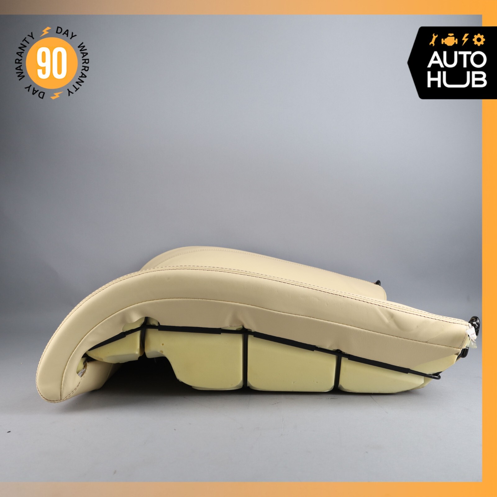 12-15 Bentley Continental GT Rear Right Side Bottom Lower Seat Cushion Beige OEM