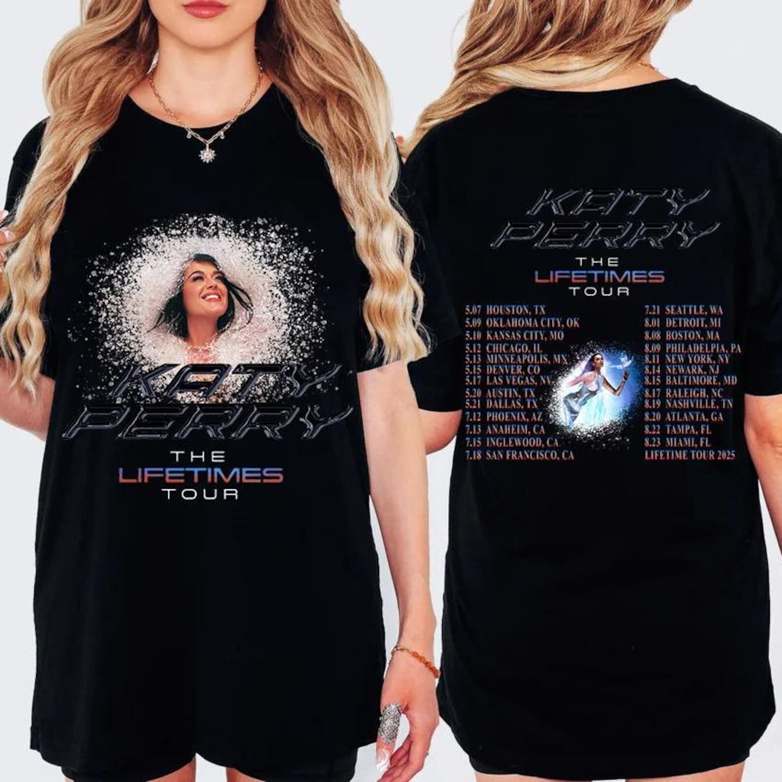 Katy Tee, Katy Perry The Lifetime Tour 2025 Shirt, Katy Perry 2025 Concert Shirt