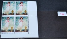 PRE-DECIMAL GB BLOCK OF 4. 1/-