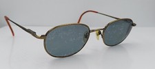 Vintage Perry Ellis PE-173-1 Gold Oval Metal Sunglasses Japan FRAMES ONLY