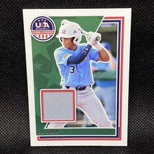 2022 Panini Stars and & Stripes JD Crisp Relic Game worn Swatch Rookie USA