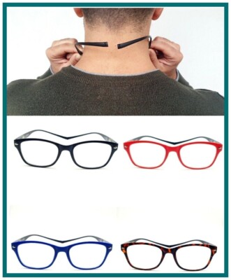 Lesebrille Herren Damen Augen mit Magnet Brille 1,5 2,5