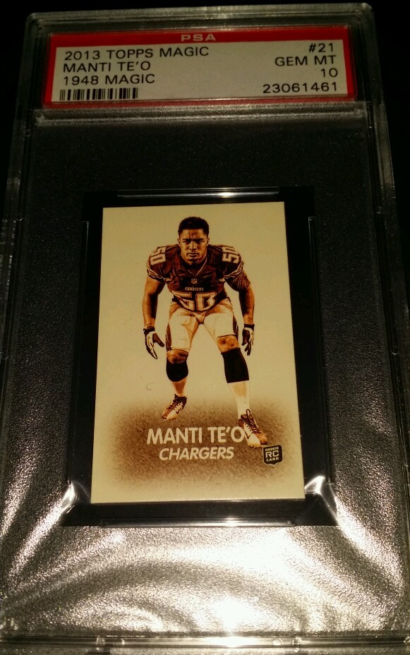 Manti Te'o Topps Magic 1948 Magic #21 Base