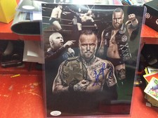 WWE NXT Aleister Black Signed 8x10 Autograph Photo JSA COA RARE AEW Malekai