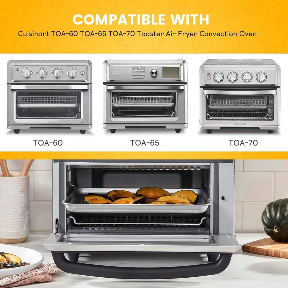 Cuisinart TOA-60 TOA-65 TOA-70 Air Fryer Replacement Tray Cuisinart TOA-60 TOA-65 TOA-70 Air Fryer Replacement Tray