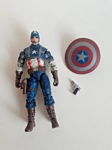 Hasbro Marvel Legends Infinite Series (2014) Segunda Guerra Mundial Capitán América 6" Mandroid BAF
