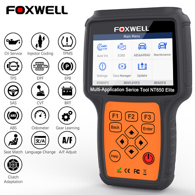 Foxwell NT650 Auto OBD2 Scanner Profi KFZ Diagnosegerät Full Reset Funktion