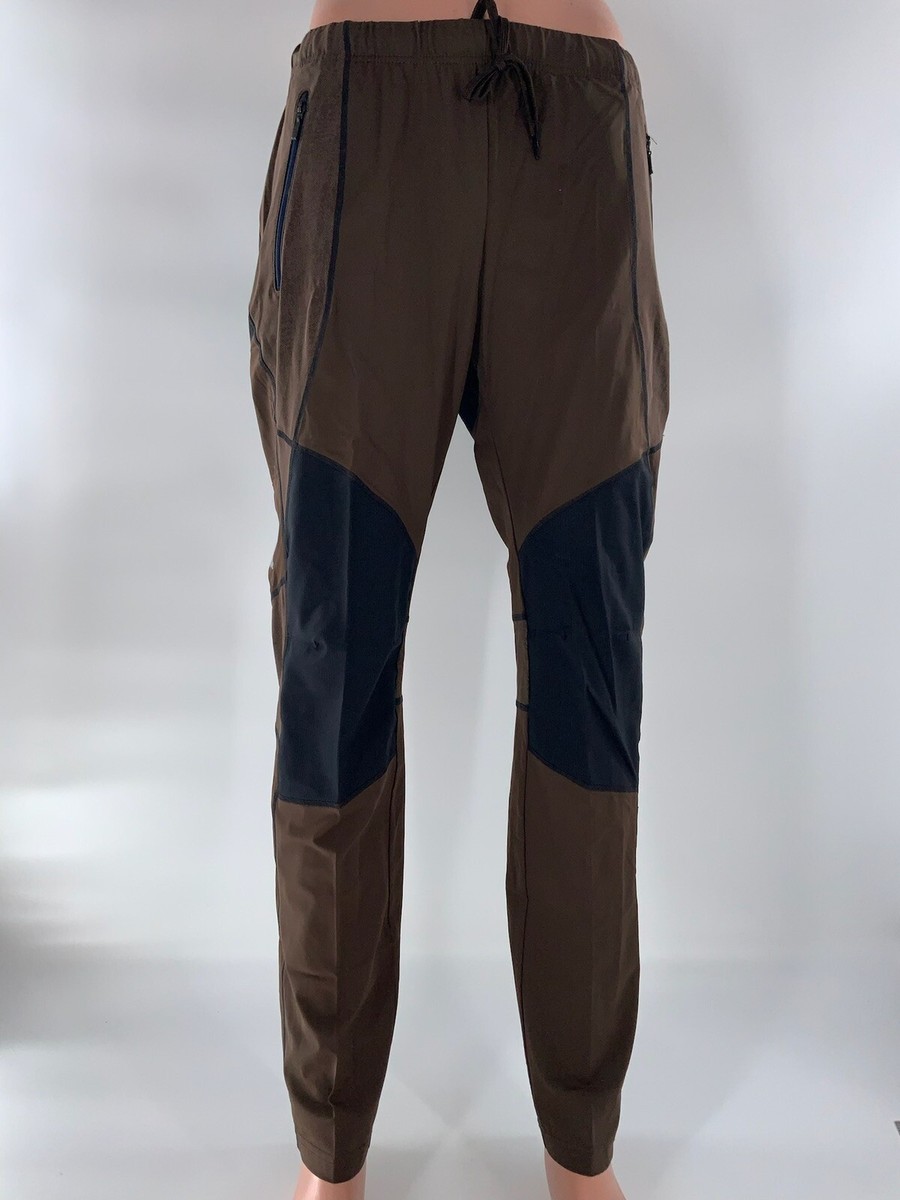 Praus Stretch Hiking Pants Men's M Brown Black Nylon Elastane NWOT