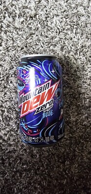 Mountain Dew Blue Zero Sugar Korean Exclusive Rare Sealed 12oz can