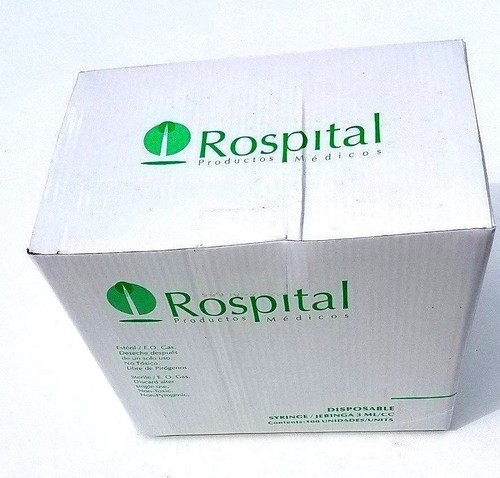 100 1ml Syringe Only with Luer Slip Tip Sterile Disposable Latex Free 1cc NEW - Picture 2 of 7