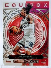 Ja Morant 2022-23 Panini NBA Obsidian Basketball Equinox Red Flood #27
