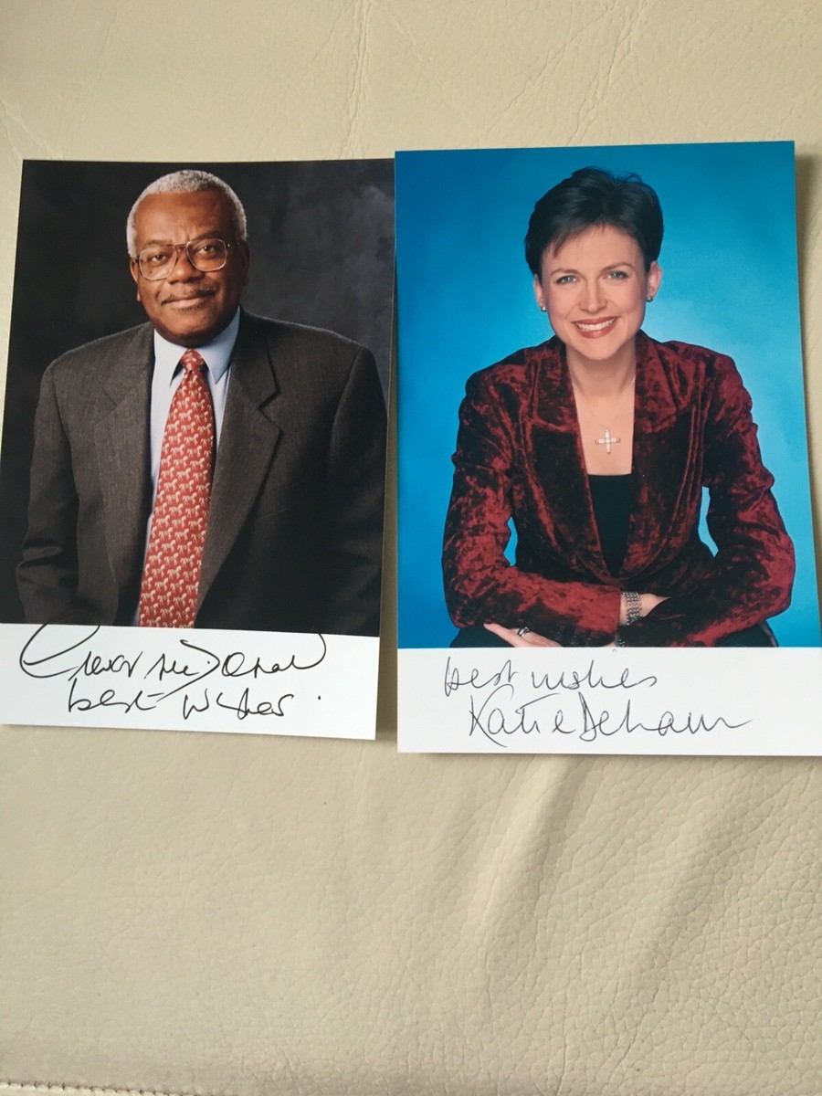 High School Yearbook Funny Senior Quotes ITN NEWSREADERS SIGNED CAST CARD  RARE BUNDLE UK, image size:900x1200