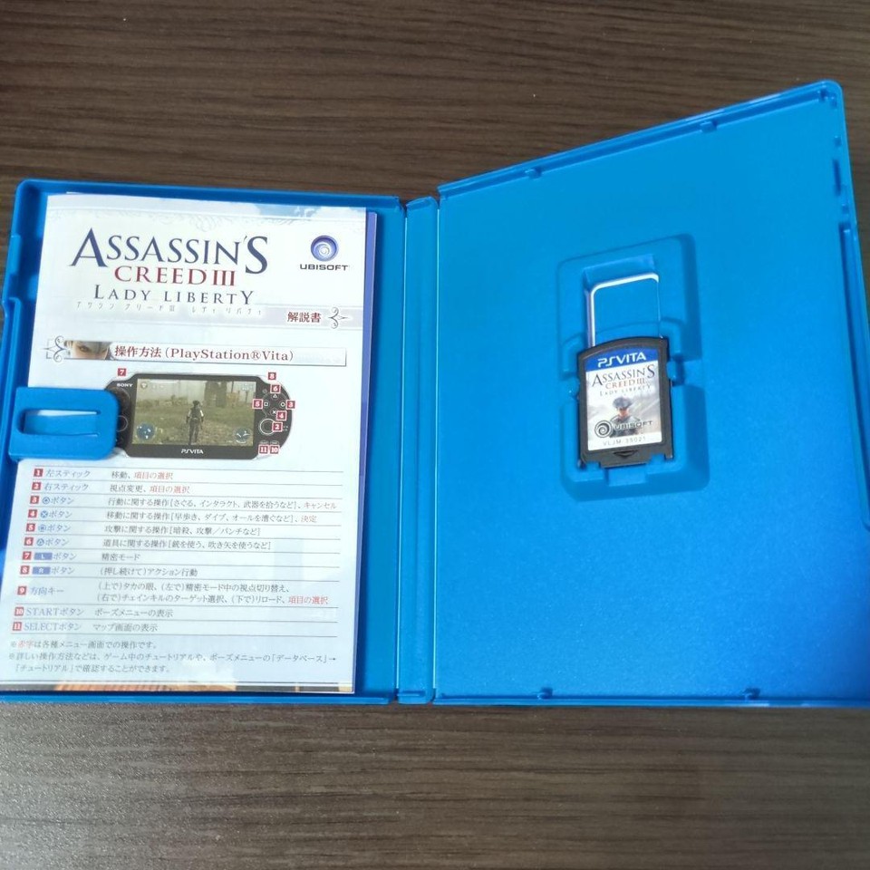 Assassin's Creed III PS Vita PSV PlayStation Vita UBIsoft Action with