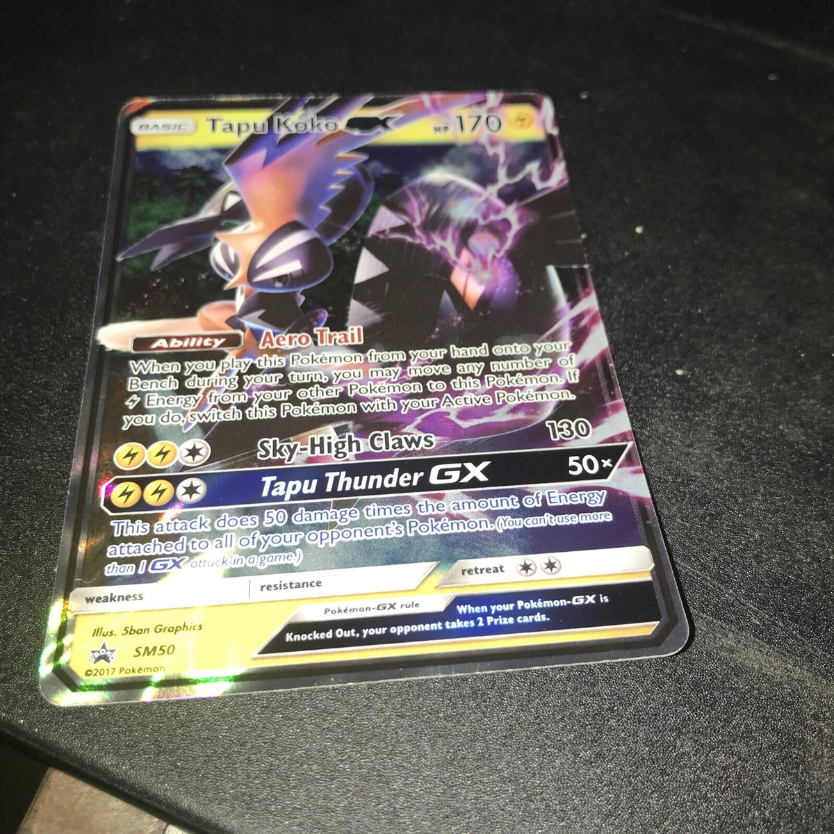 Tapu Koko GX 47/145 - S&M: Guardians Rising Ultra Rare - Pokémon