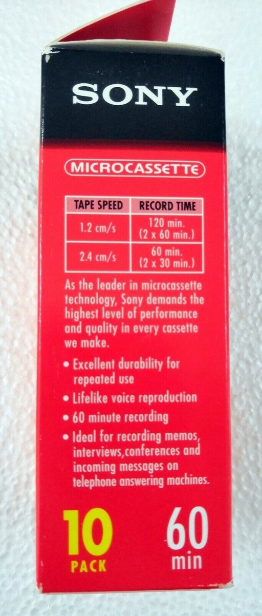 SONY MICROMVカセット 60分 MGR60 10個セット Amazon.com: Sony 60 Minute MMV Digital Cassette w/chip