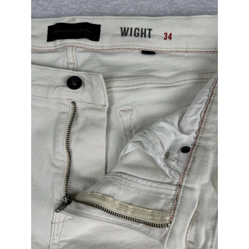 John Varvatos Star USA Wight Jeans Mens Size 34 Slim Fit - Image 2 of 4