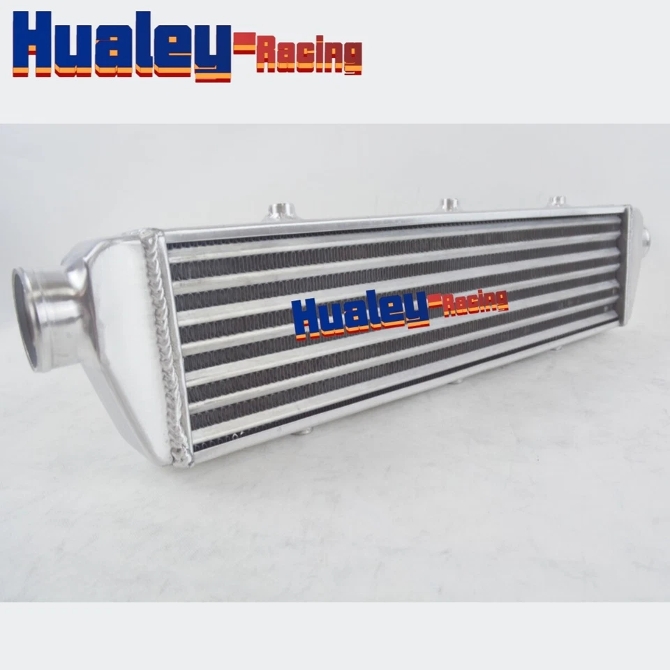 27 дюймов x 6,6 дюйма x 2,7 дюйма универсальный алюминиевый турбоинтеркулер FMIC 2,25 дюйма вход/выход 57 мм - Изображение 4 из 4